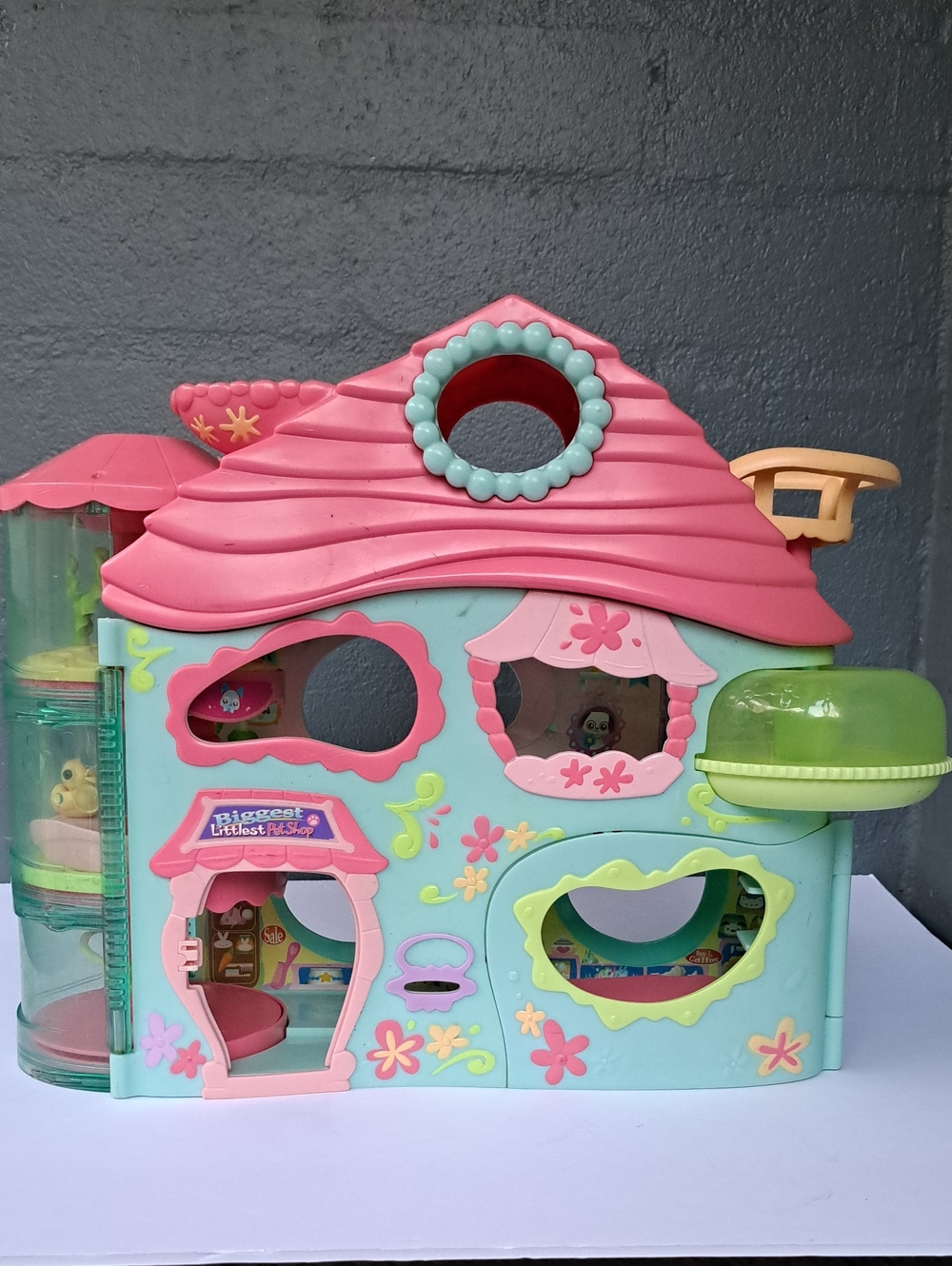 Littlest Pet Shop Playhouse - Pink & Mint Green